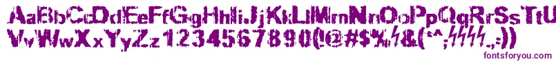 Slippy Font – Purple Fonts