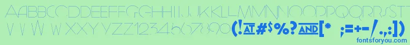Más sobre la fuente Geomancy Hairline fuente Geomancy Hairline – Fuentes Azules Sobre Fondo Verde