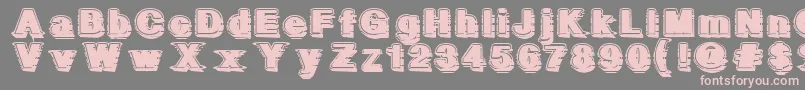 En savoir plus sur la police GeometricFog Police GeometricFog – polices roses sur fond gris