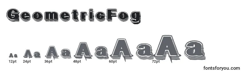 GeometricFog (127835) Font Sizes