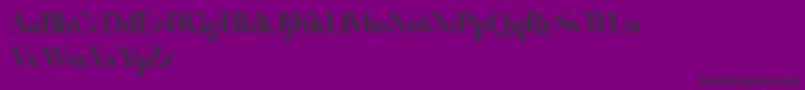 George Demo Font – Black Fonts on Purple Background