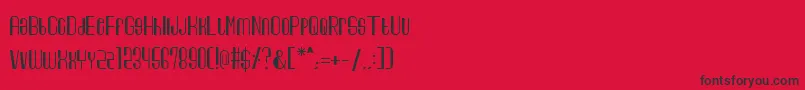 George Harrisonand   Friends Font – Black Fonts on Red Background