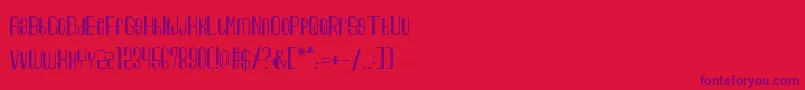 George Harrisonand   Friends Font – Purple Fonts on Red Background