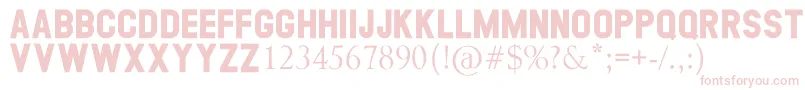 GEORGEA Font – Pink Fonts on White Background