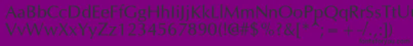 Opiumnewc-Schriftart – Schwarze Schriften auf violettem Hintergrund