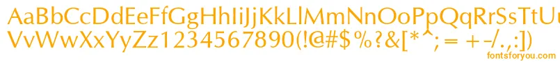 Opiumnewc Font – Orange Fonts on White Background