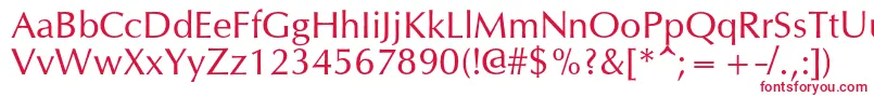 Opiumnewc Font – Red Fonts on White Background