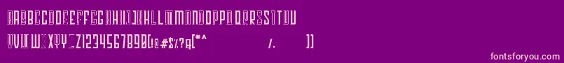 Georgent Font – Pink Fonts on Purple Background
