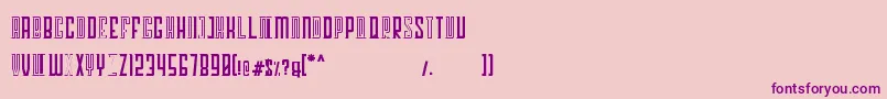 Georgent Font – Purple Fonts on Pink Background