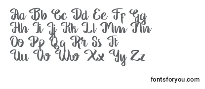 Georgia Script Font