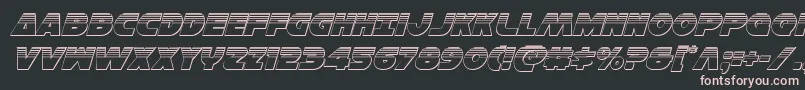 Hansolov3platital Font – Pink Fonts on Black Background