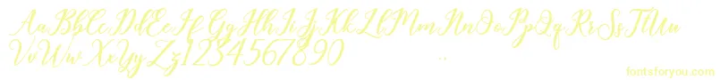 Geralyn Font – Yellow Fonts