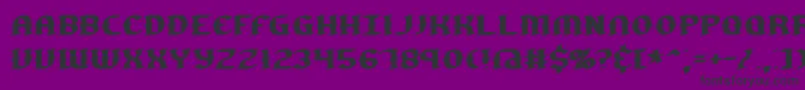 gesture Font – Black Fonts on Purple Background