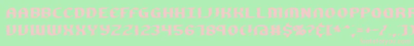 Шрифт gesture – розовые шрифты на зелёном фоне