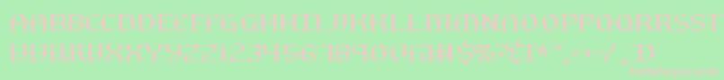 gesturet Font – Pink Fonts on Green Background