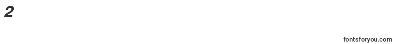 Swiss721BoldObliqueSwa Font – Fonts for Digit 2