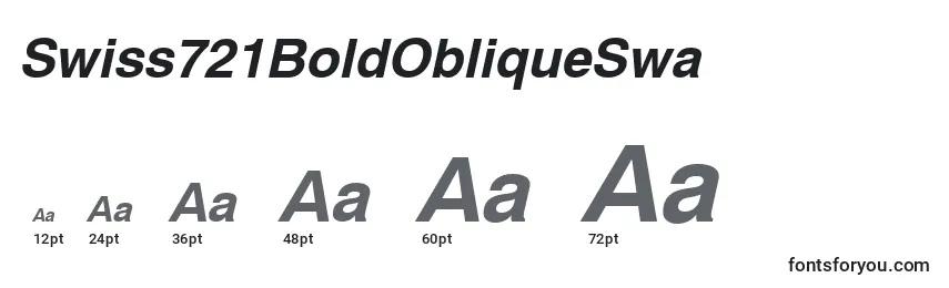Размеры шрифта Swiss721BoldObliqueSwa
