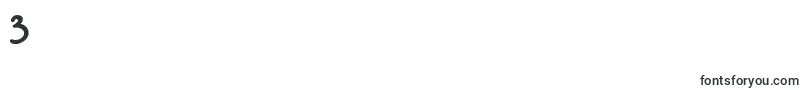 Geuceu Font – Fonts for Digit 3