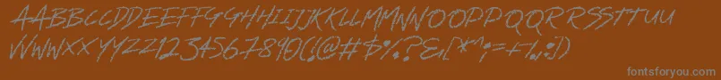 More about Ghastly Font Ghastly Font – Gray Fonts on Brown Background