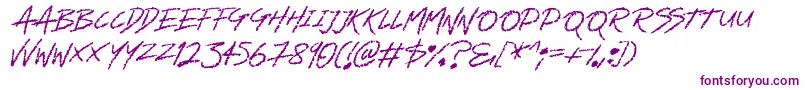 Ghastly Font – Purple Fonts