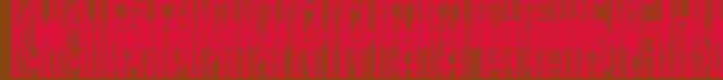 Ghost Code Font – Red Fonts on Brown Background