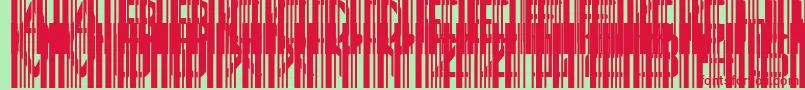 Ghost Code Font – Red Fonts on Green Background