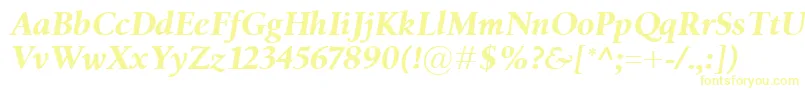 BirkaBolditalic Font – Yellow Fonts