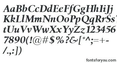  BirkaBolditalic font