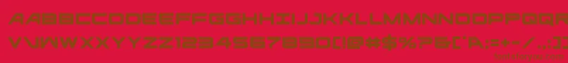 Шрифт ghostclan – коричневые шрифты на красном фоне