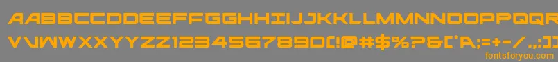 ghostclan Font – Orange Fonts on Gray Background