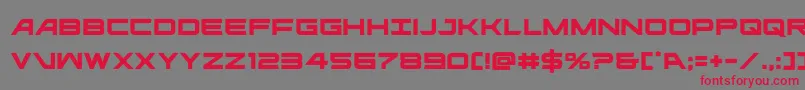 ghostclan Font – Red Fonts on Gray Background