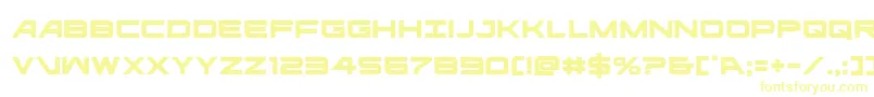 ghostclan Font – Yellow Fonts on White Background