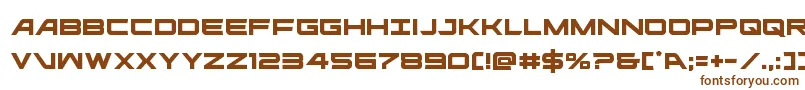 ghostclan Font – Brown Fonts on White Background