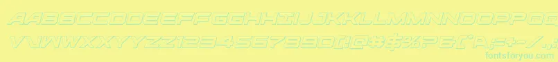 More about ghostclan3dital Font ghostclan3dital Font – Green Fonts on Yellow Background