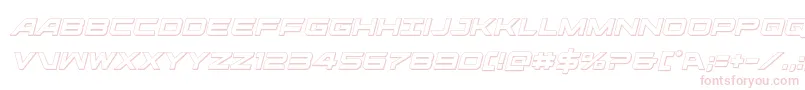 ghostclan3dital Font – Pink Fonts on White Background