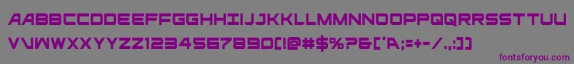 Шрифт ghostclancond – фиолетовые шрифты на сером фоне