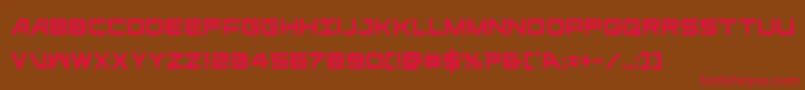 ghostclancond Font – Red Fonts on Brown Background