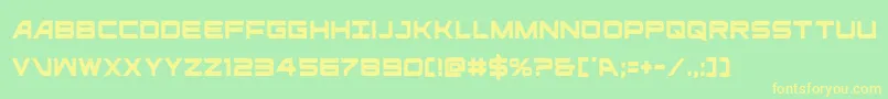 Lisätietoja ghostclancond-fontista ghostclancond-fontti – keltaiset fontit vihreällä taustalla