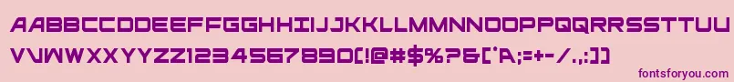 ghostclancond Font – Purple Fonts on Pink Background