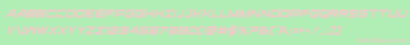 ghostclancondital Font – Pink Fonts on Green Background