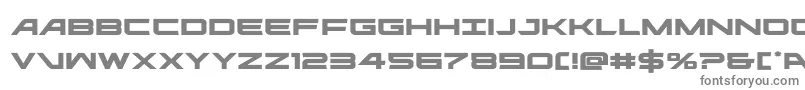 フォントghostclanexpand – 白い背景に灰色の文字