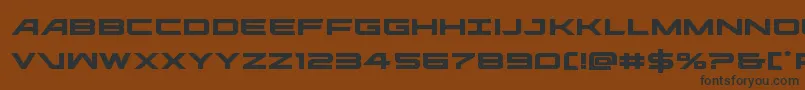 ghostclanexpand Font – Black Fonts on Brown Background