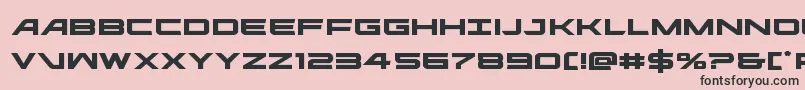 ghostclanexpand Font – Black Fonts on Pink Background
