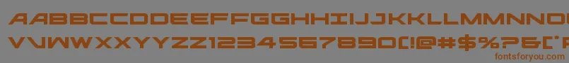 Шрифт ghostclanexpand – коричневые шрифты на сером фоне