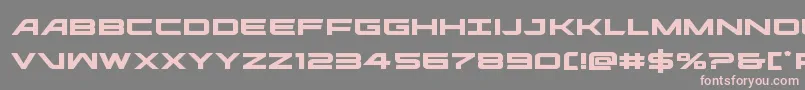 ghostclanexpand Font – Pink Fonts on Gray Background