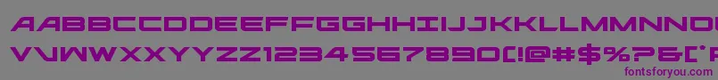 ghostclanexpand Font – Purple Fonts on Gray Background