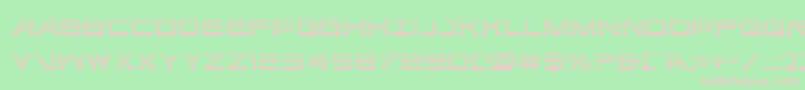 ghostclangrad Font – Pink Fonts on Green Background