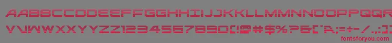 ghostclangrad Font – Red Fonts on Gray Background