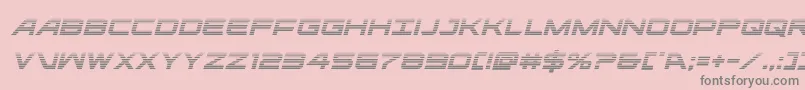 ghostclangradital Font – Gray Fonts on Pink Background