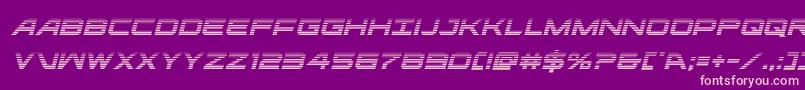 ghostclangradital Font – Pink Fonts on Purple Background